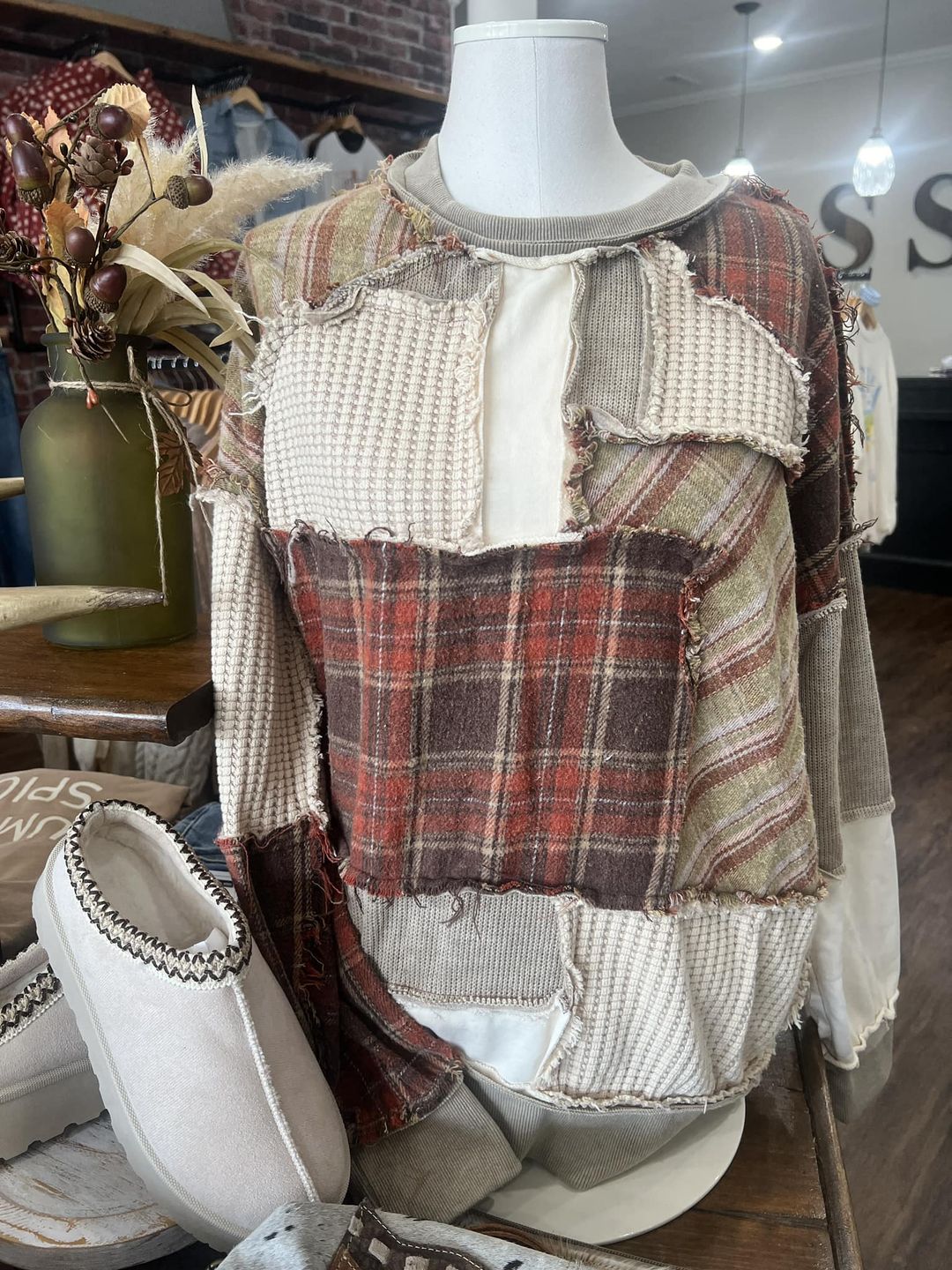 Photo of shirt with slippers