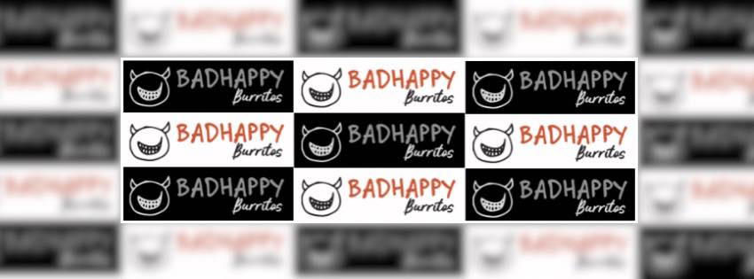 Bad Happy Burritos Logo tiled